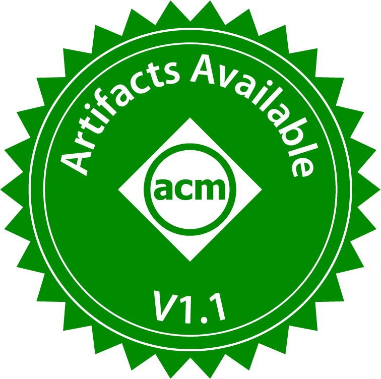 Artifacts Available ACM Artifacts Available badge